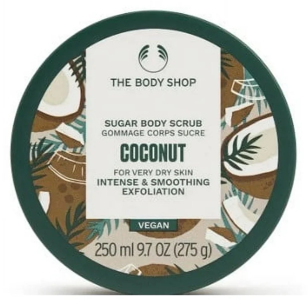 The Body Shop Coconut Sugar Body Scrub 🥥🚿 NEW Full Size